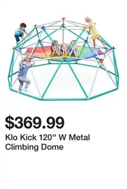 Wayfair Klo Kick 120'' W Metal Climbing Dome offer