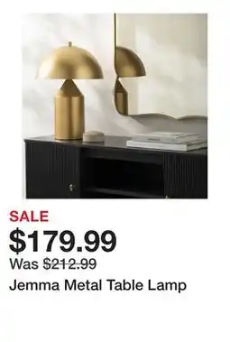 Wayfair Jemma Metal Table Lamp offer