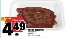 Super C foie de boeuf frais offer