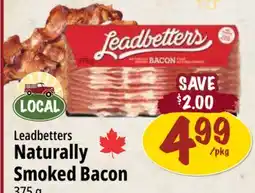Farm Boy Leadbetters Naturally Smoked Bacon offer