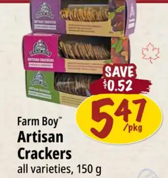 Farm Boy Farm Boy Artisan Crackers offer