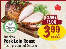 Farm Boy Boneless Pork Loin Roast offer