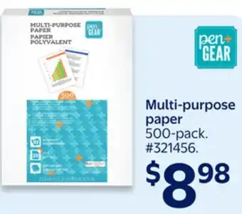 Walmart Multi-purpose paper offer