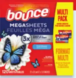 Walmart Bounce Dryer Sheets 120s - 200s offer