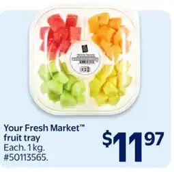 Walmart Your Fresh Market fruit tray offer