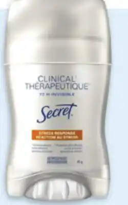 Walmart Secret Clinical Strength antiperspirant offer