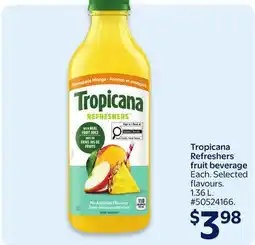 Walmart Tropicana Refreshers fruit beverage offer