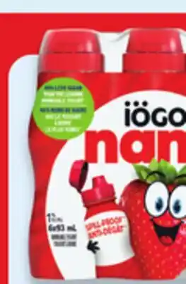 Walmart iögo nanö drinkable yogurt offer