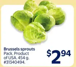 Walmart Brussel sprouts offer
