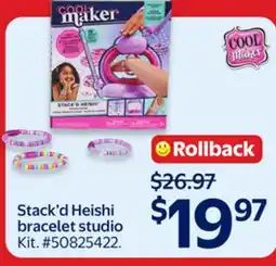 Walmart Stack'd Heishi bracelet studio offer