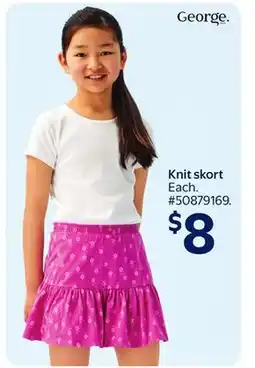 Walmart George Knit skort offer