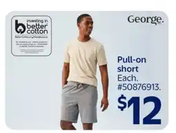 Walmart George Pull-on short offer