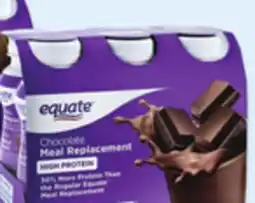 Walmart Equate high protein meal replacement shakes offer