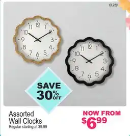 Oxford Mills Assorted Wall Clocks offer