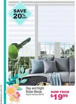 Oxford Mills Day and Night Roller Blinds offer