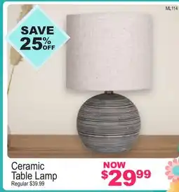Oxford Mills Ceramic Table Lamp offer