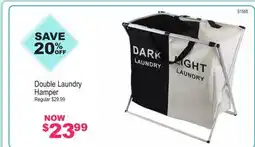 Oxford Mills Double Laundry Hamper offer