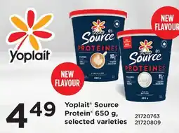 Fortinos YOPLAIT SOURCE PROTEIN offer