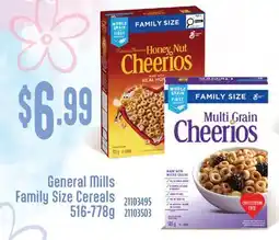 Fortinos GENERAL MILLS FAMILY SIZE CEREALS offer
