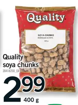 Fortinos QUALITY SOYA CHUNKS offer