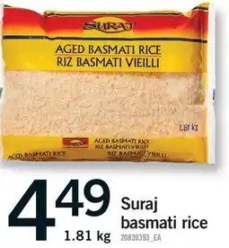 Fortinos SURAJ BASMATI RICE offer