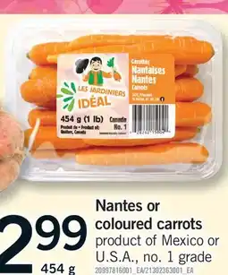 Fortinos NANTES OR COLOURED CARROTS offer