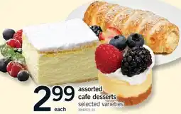 Fortinos ASSORTED CAFE DESSERTS offer