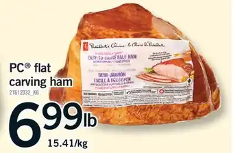 Fortinos PC FLAT CARVING HAM offer