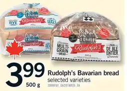 Fortinos RUDOLPH'S BAVARIAN BREAD offer