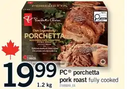 Fortinos PC PORCHETTA PORK ROAST offer
