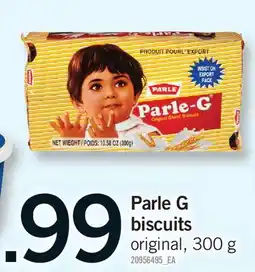 Fortinos PARLE G BISCUITS offer