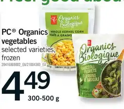 Fortinos PC ORGANICS VEGETABLES offer