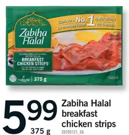 Fortinos ZABIHA HALAL BREAKFAST CHICKEN STRIPS offer