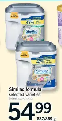 Fortinos SIMILAC FORMULA, 837/859 G offer
