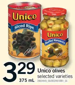 Fortinos UNICO OLIVES offer