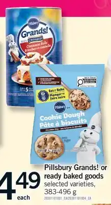 Fortinos PILLSBURY GRANDS! OR READY BAKED GOODS offer