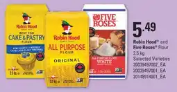 Fortinos ROBIN HOOD AND FIVE ROSES FLOUR offer