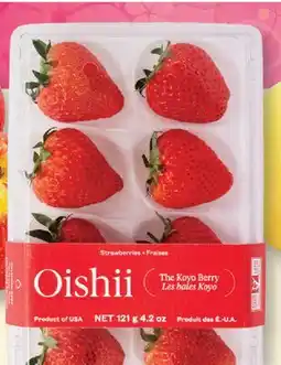 Fortinos OISHII STRAWBERRIES offer