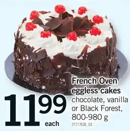 Fortinos FRENCH OVEN EGGLESS CAKES offer