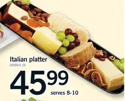 Fortinos ITALIAN PLATTER offer