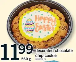 Fortinos DECORATED CHOCOLATE CHIP COOKIE offer