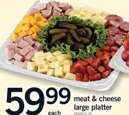Fortinos MEAT & CHEESE LARGE PLATTER offer
