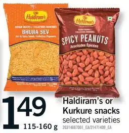Fortinos HALDIRAM'S OR KURKURE SNACKS offer