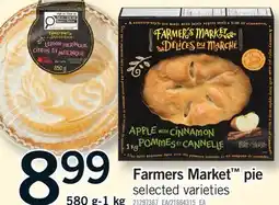 Fortinos FARMERS MARKET PIE, 580 g-1 kg offer