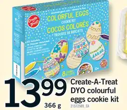 Fortinos CREATE-A-TREAT DYO COLOURFUL EGGS COOKIE KIT offer