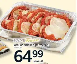 Fortinos VEAL OR CHICKEN PARMESAN offer