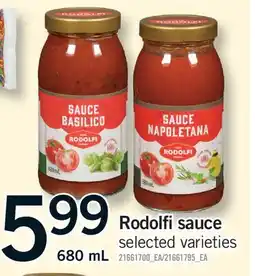 Fortinos RODOLFI SAUCE offer