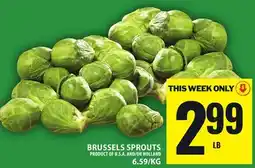 Food Basics BRUSSELS SPROUTS offer