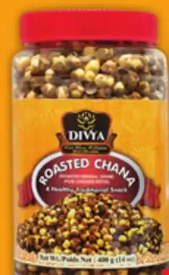 Food Basics SURATI SNACKS, DIVYA ROASTED CHANA OR RUBICON DRINKS offer