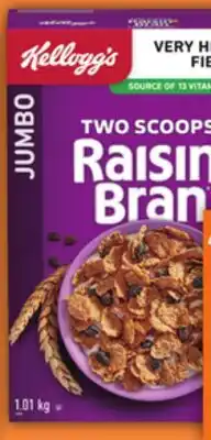 Food Basics KELLOGG'S JUMBO SIZE CEREAL offer